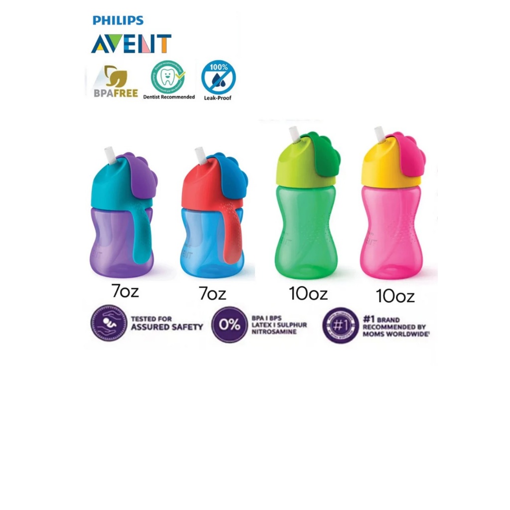 Philips avent straw cup single 7oz/200ML replacement straw botol minum anak