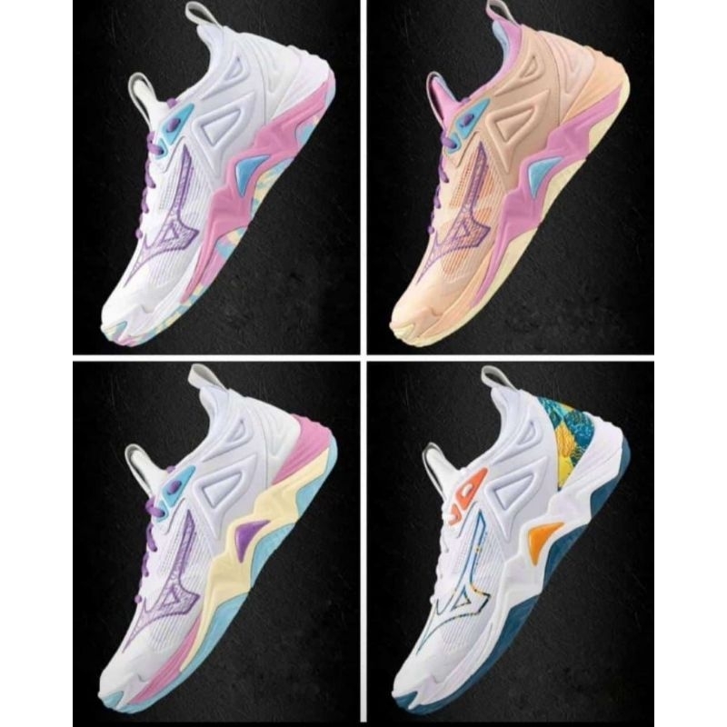 sepatu voli murah mizuno momentum 3 low women promo amyar
