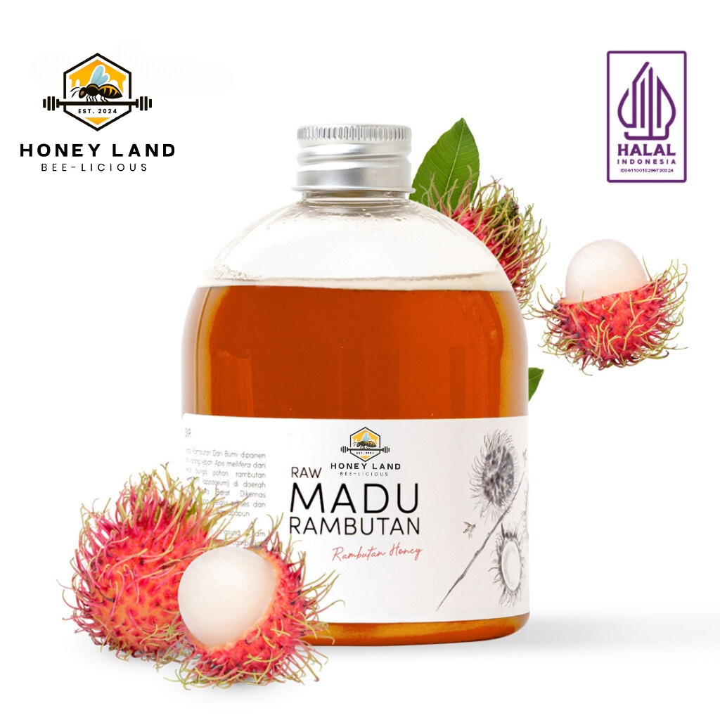 

Honey Land Madu Rambutan 650gr