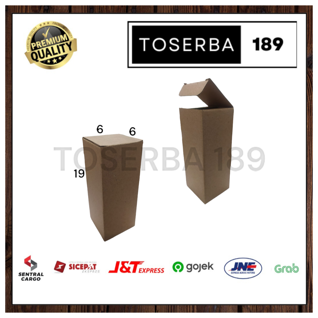 

kardus packing diecut/box pizza uk 6x6x19 cm