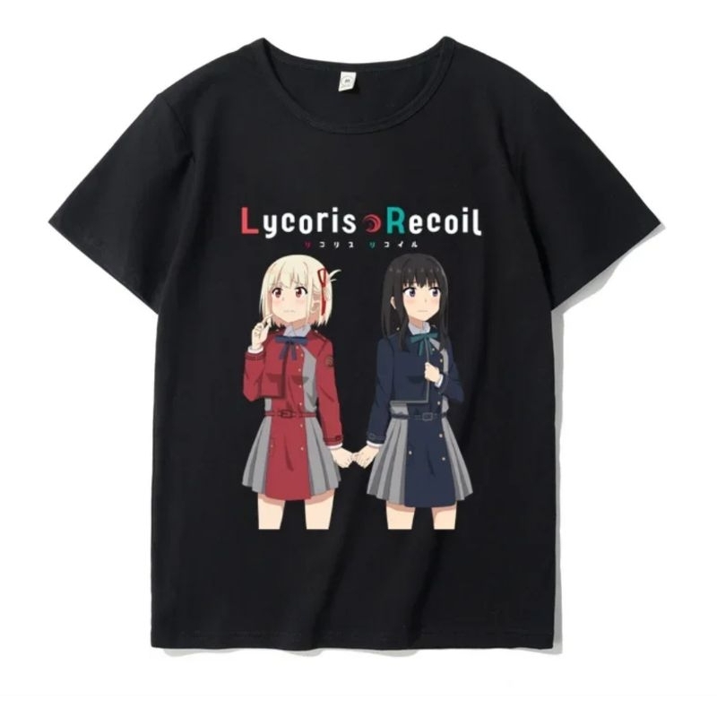 Kaos Anime Lycoris Recoil - Tshirt Unisex