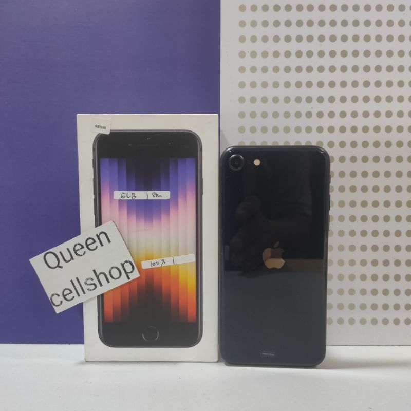 IPHONE SE3 2022 128GB SECOND FULLSET