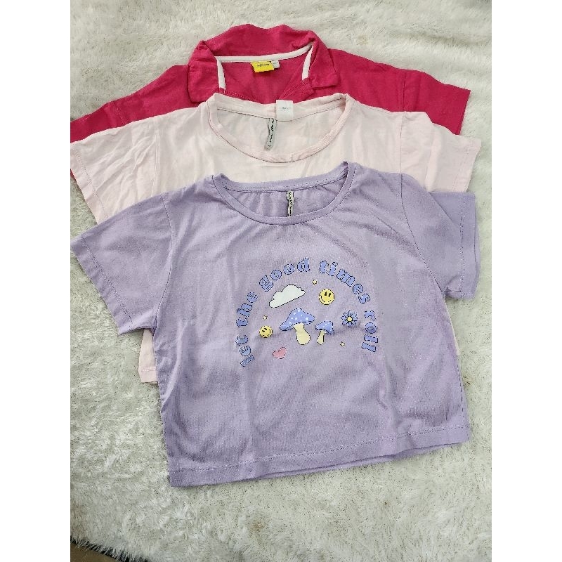 Preloved t shirt anak perempuan colorbox dan disney curly original