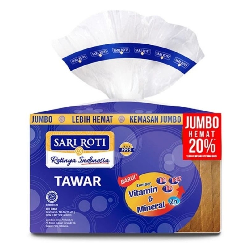 

SARI ROTI TAWAR JUMBO SPECIAL [555gr]