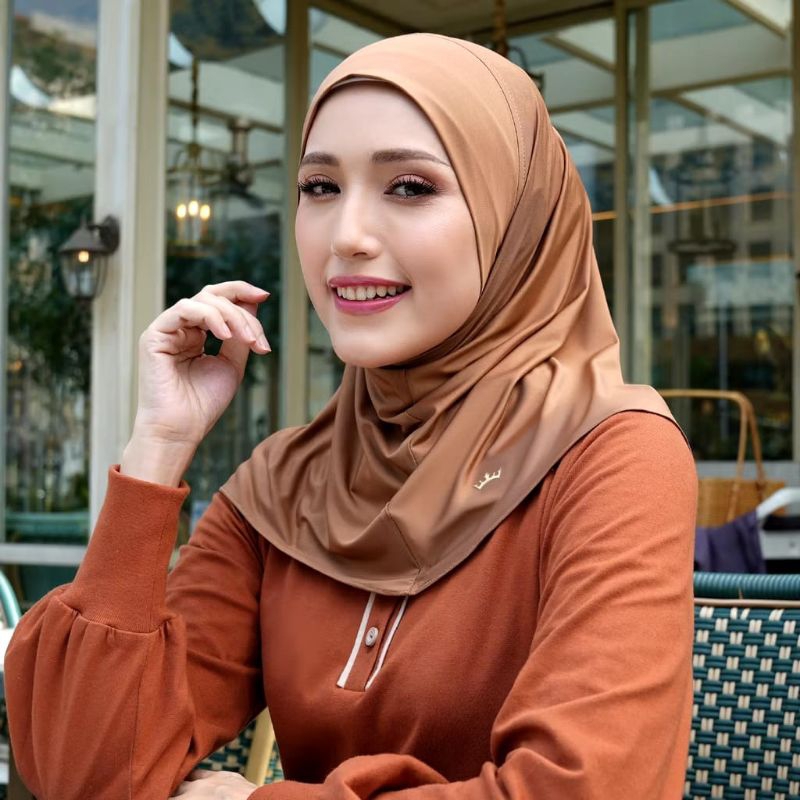 MANDJA Bergo Rubu By Ivan Gunawan - Daily Hijab Bergo ORIGINAL MANDJA