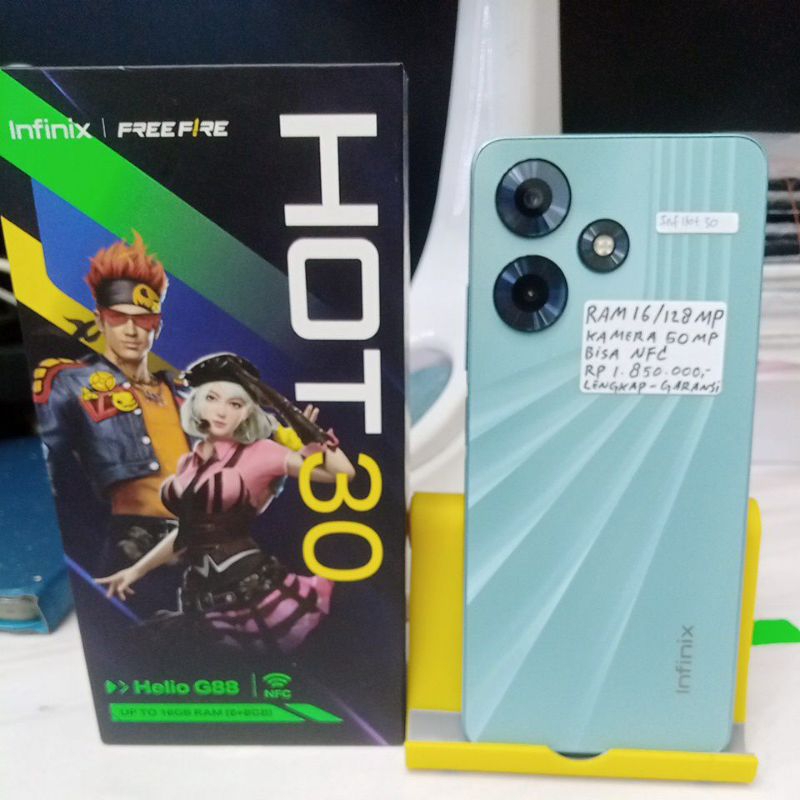 infinix hot 30 Ram 16/128GB.                                                                        