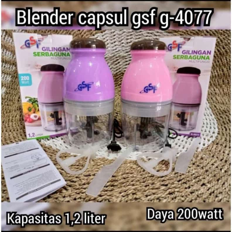 Blender Capsule GSF Blender Kapsul Original Cutter Food Processor