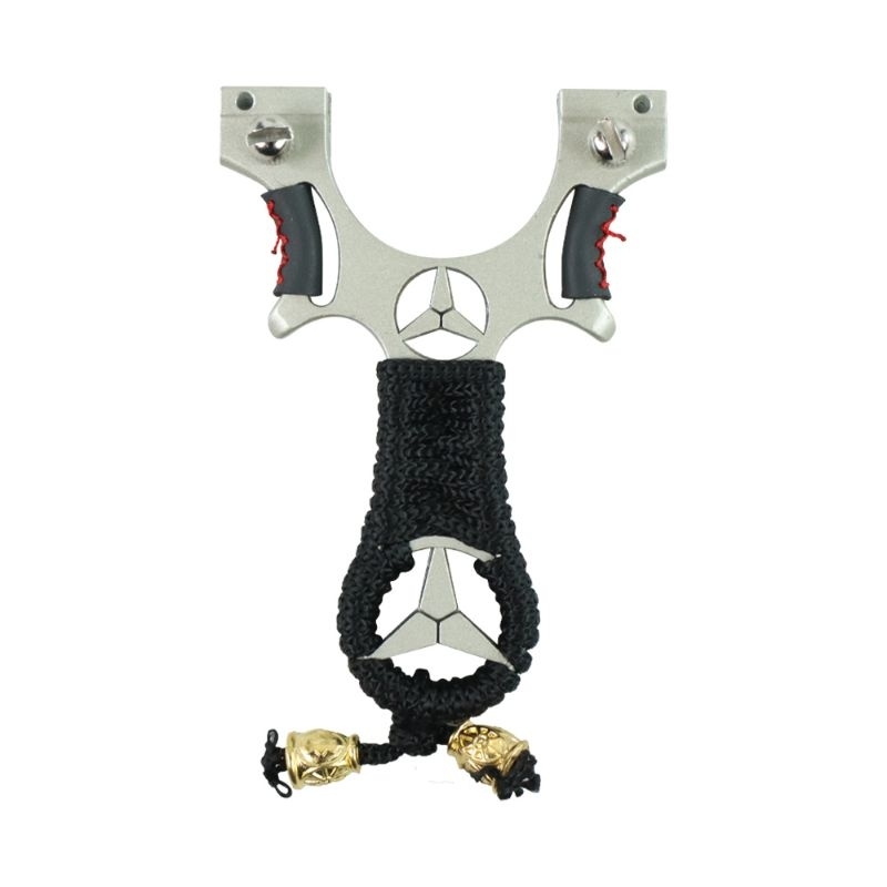 RB Ketapel Slingshot Hunting Catapult Mercedes - fullset = ketapel + laser + 2 karet + 100 pelor