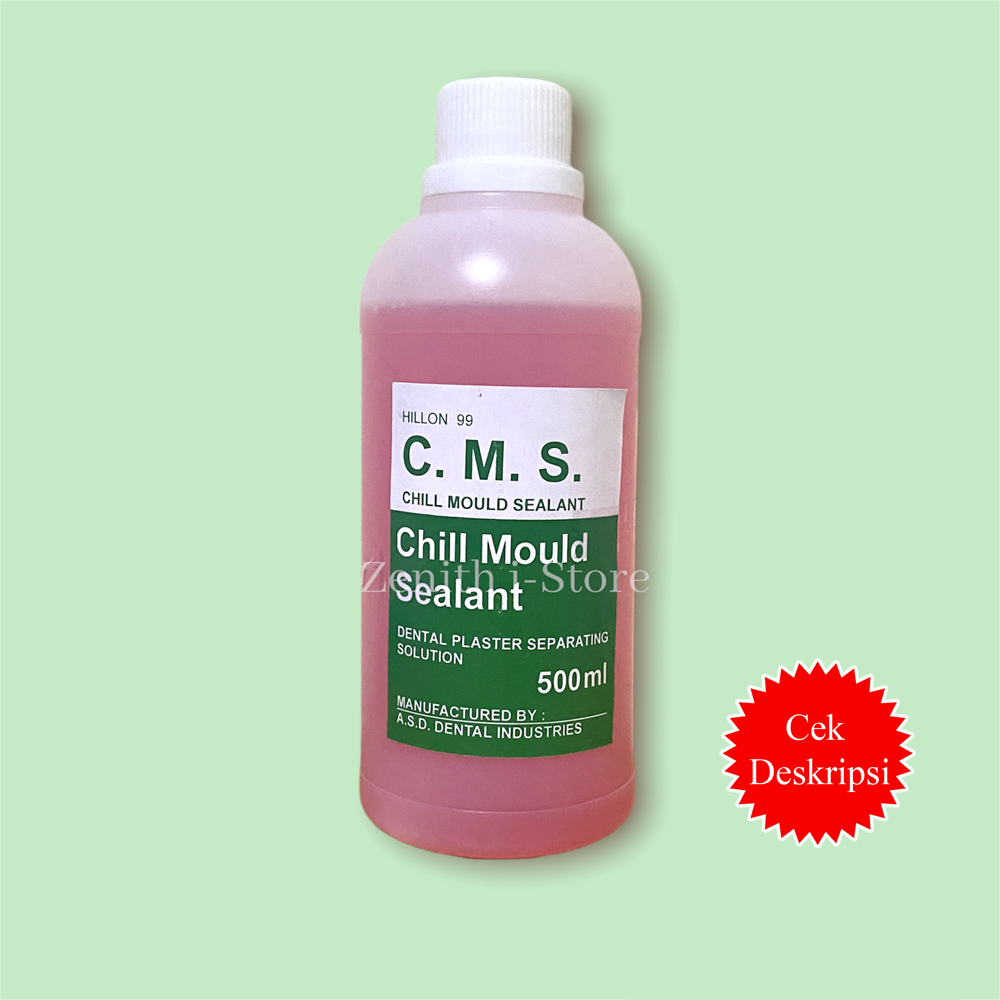 CMS Dental Liquid Cold Mould Seal 500ml Chill Mould Sealant Dental Lab Minyak Gosok Poles Pemisah Gi