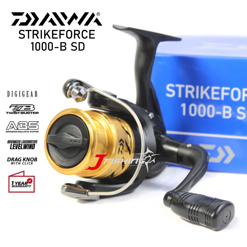 Reel DAIWA Strike Force 19 | 1000 2000 2500 4000 | Spinning | Kolam Sungai Danau Muara | Resmi J FIS