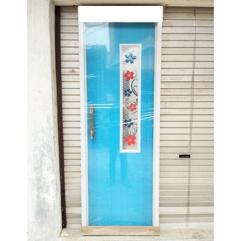 Pintu Pvc Kamar Mandi Minimalis Pintu Kamar Mandi Pvc 1/4 Kaca Pintu Wc Pvc Minimalis Pintu Toilet