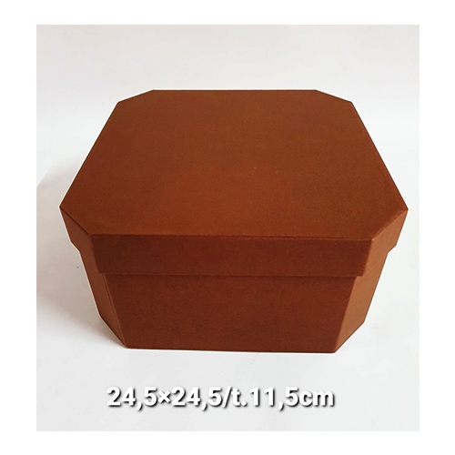 

Box Kado/Box Hampers Cover luar Brown (import)