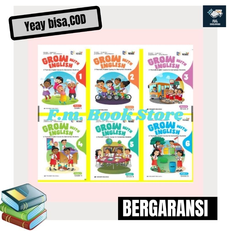 

GROW WITH ENGLISH SD /MI KELAS 1 - 6 PENERBIT ERLANGGA KURIKULUM MERDEKA