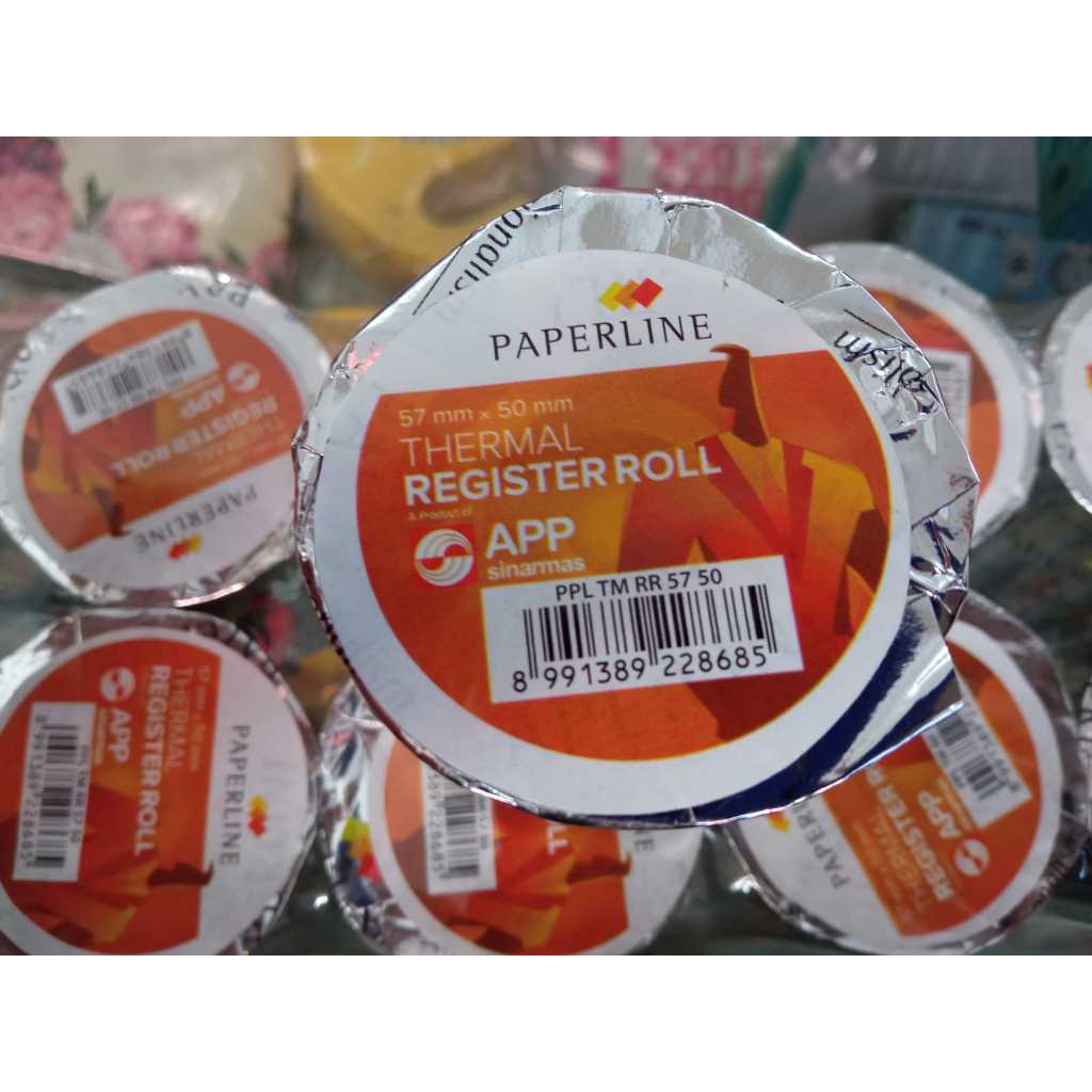 

kertas thermal 57 X 50 PPl 1 pack isi 10 Roll