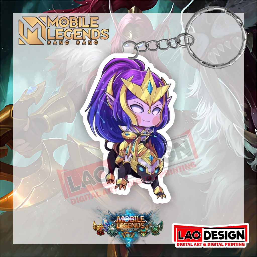 Gantungan Kunci Irithel Mobile Legend - Gantungan Kunci Akrilik - Ganci Akrilik - Gantungan Kunci He
