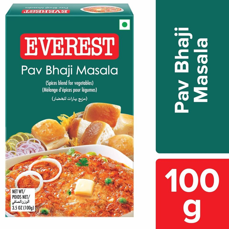 

PAV BHAJI MASALA EVEREST 100G / Bumbu Instant