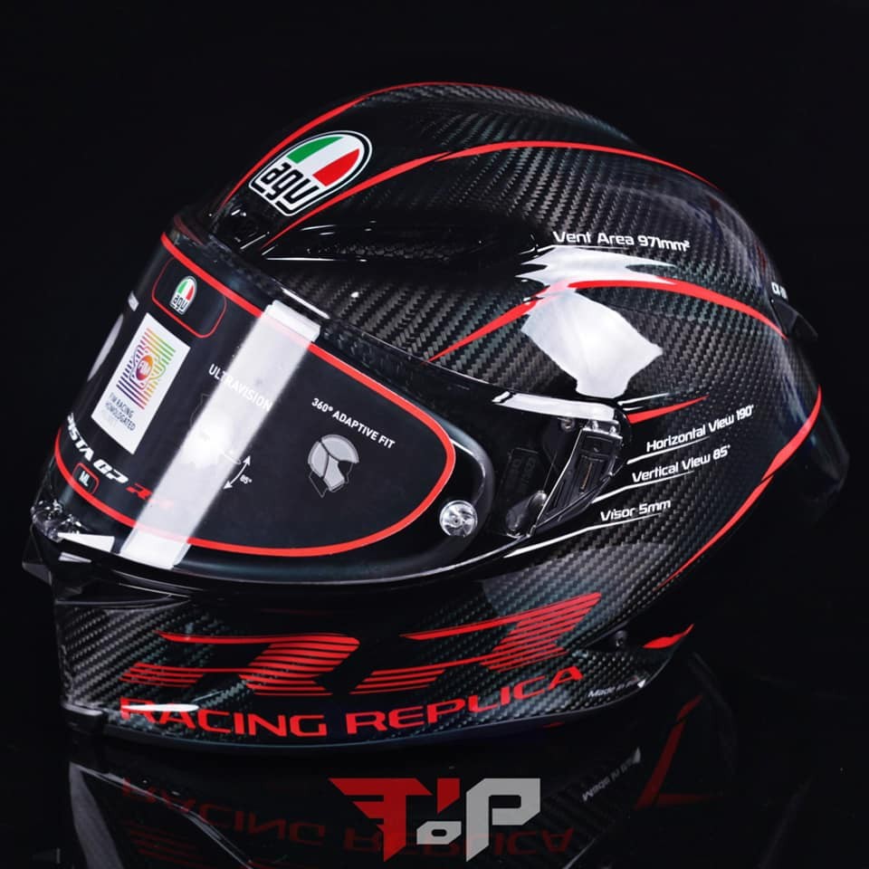 AGV PISTA GP RR PERFORMANCE CARBON RED HELMET