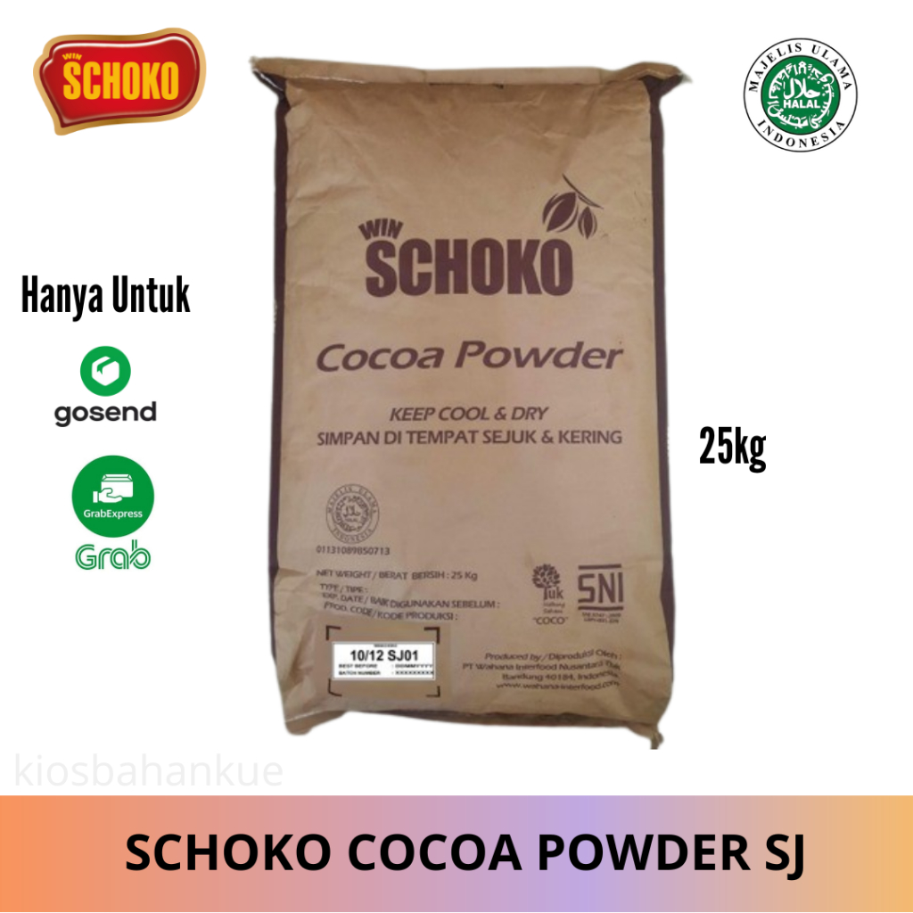 

SCHOKO Cocoa Powder SJ 25KG KHUSUS GOJEK & GRAB