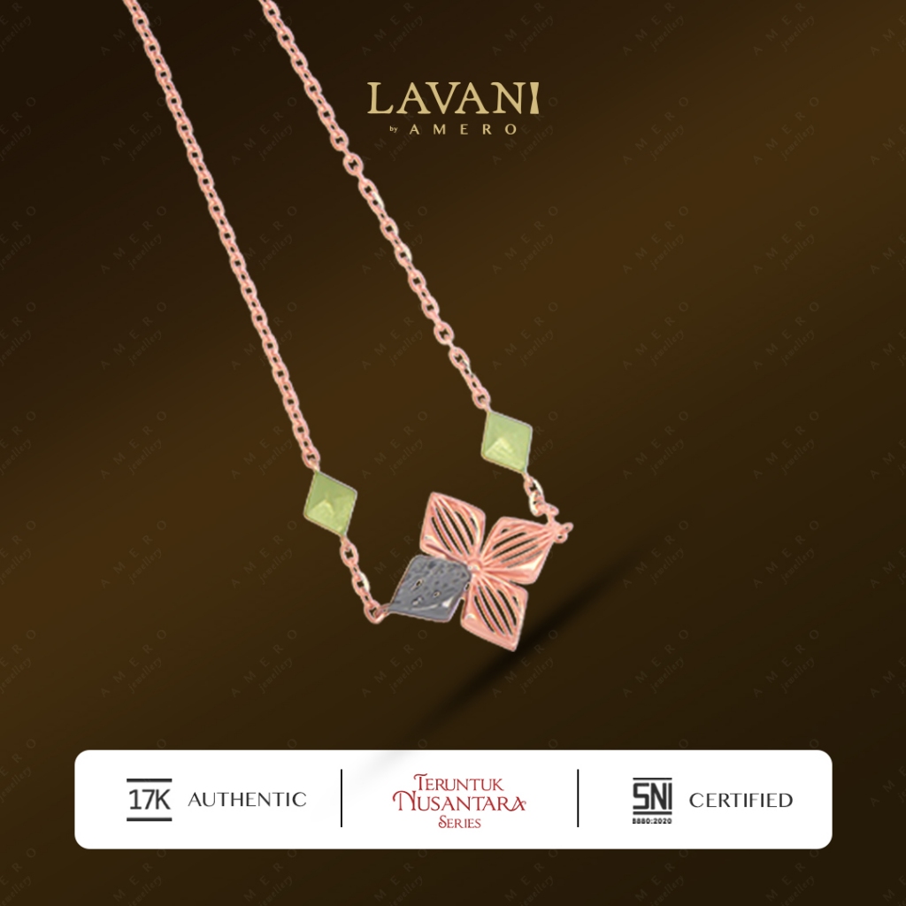 Lavani Teruntuk Nusantara Kamboja Gelang Emas 17K
