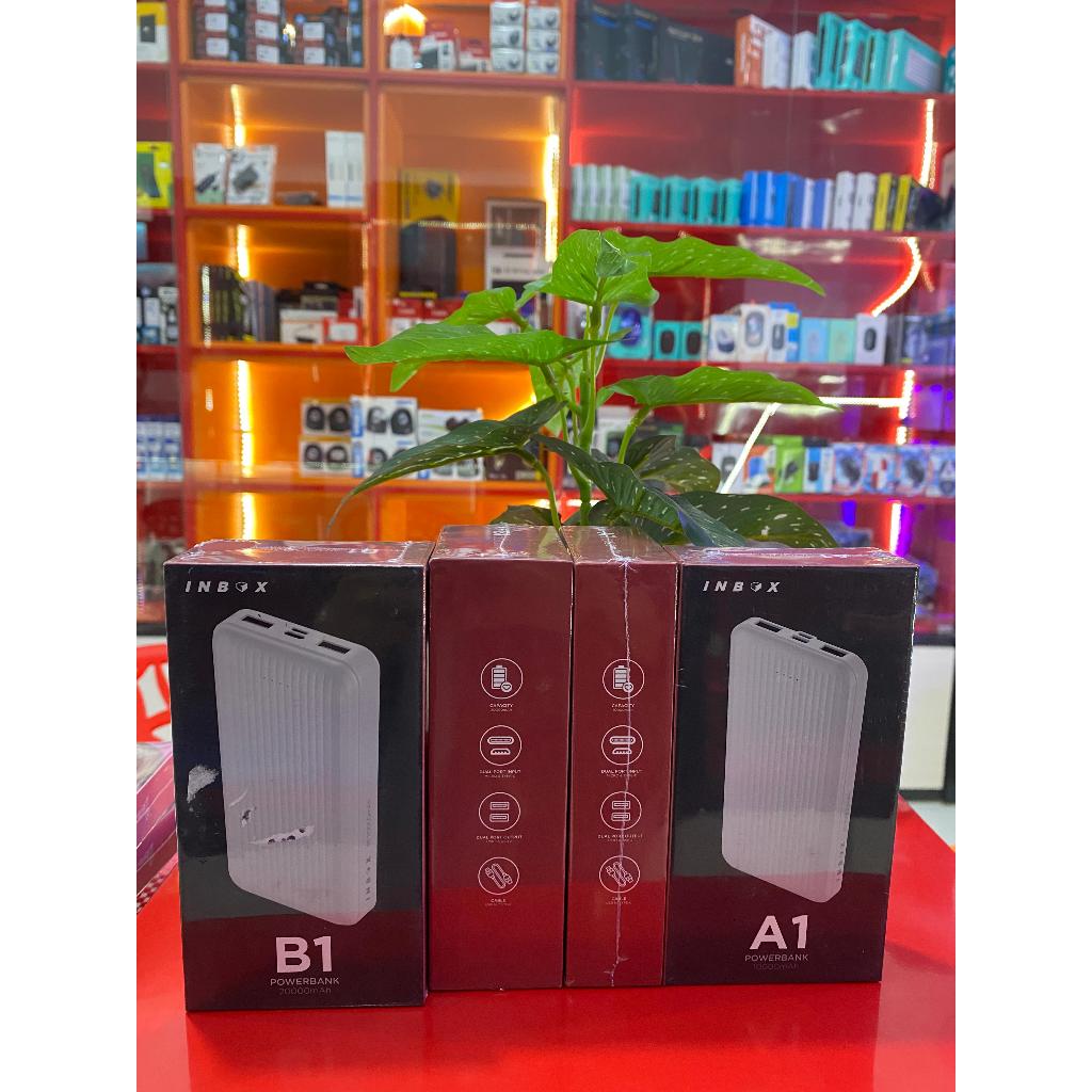 Inbox B1 Powerbank10.000mAH DAN 20.000mAh Dual Output USB Port Dual Input Micro Type-C8