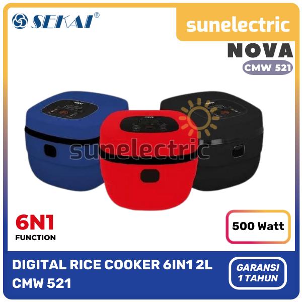 SEKAI Rice Cooker 2L Magic Com Smart cooker touch screen Penanak Nasi Digital CMW 521 / CMW521