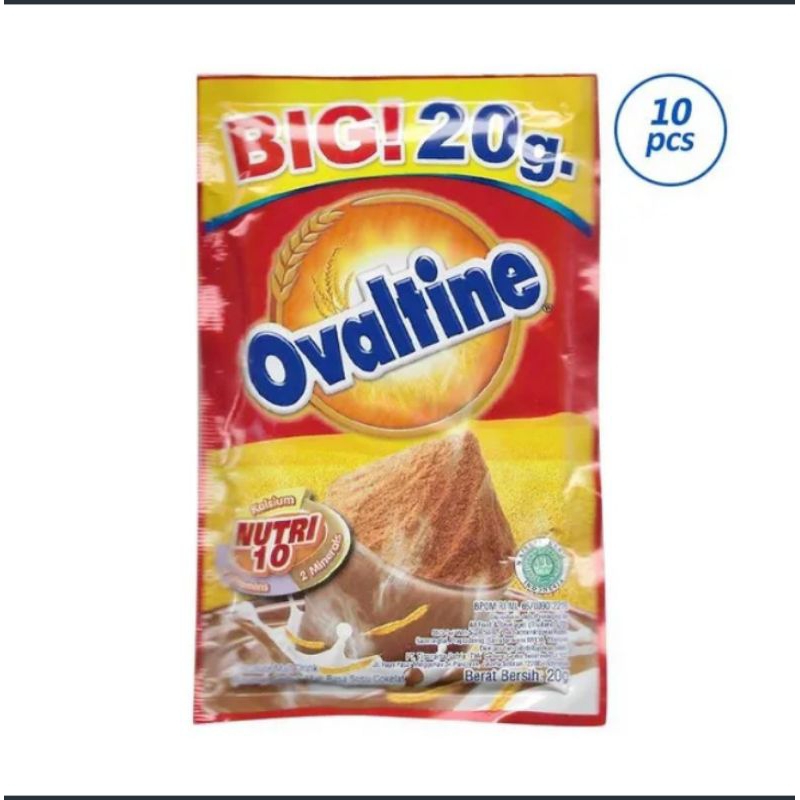 

Ovaltine Sachet Susu Formula Renceng (20g x 10pc)