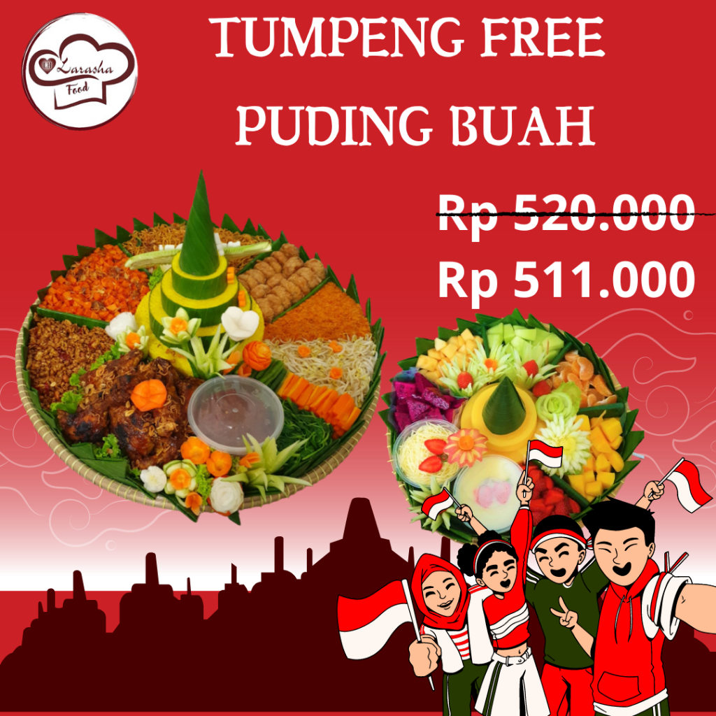 

Tumpeng Get Puding/Tumpeng/Tumpeng Nasi Kuning/Puding Buah