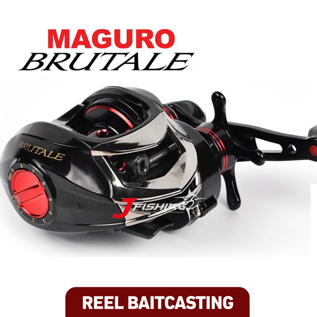 Reel BC MAGURO Brutale 101SH | Handle Kiri | Bait Casting | Laut Sungai Danau Pantai
