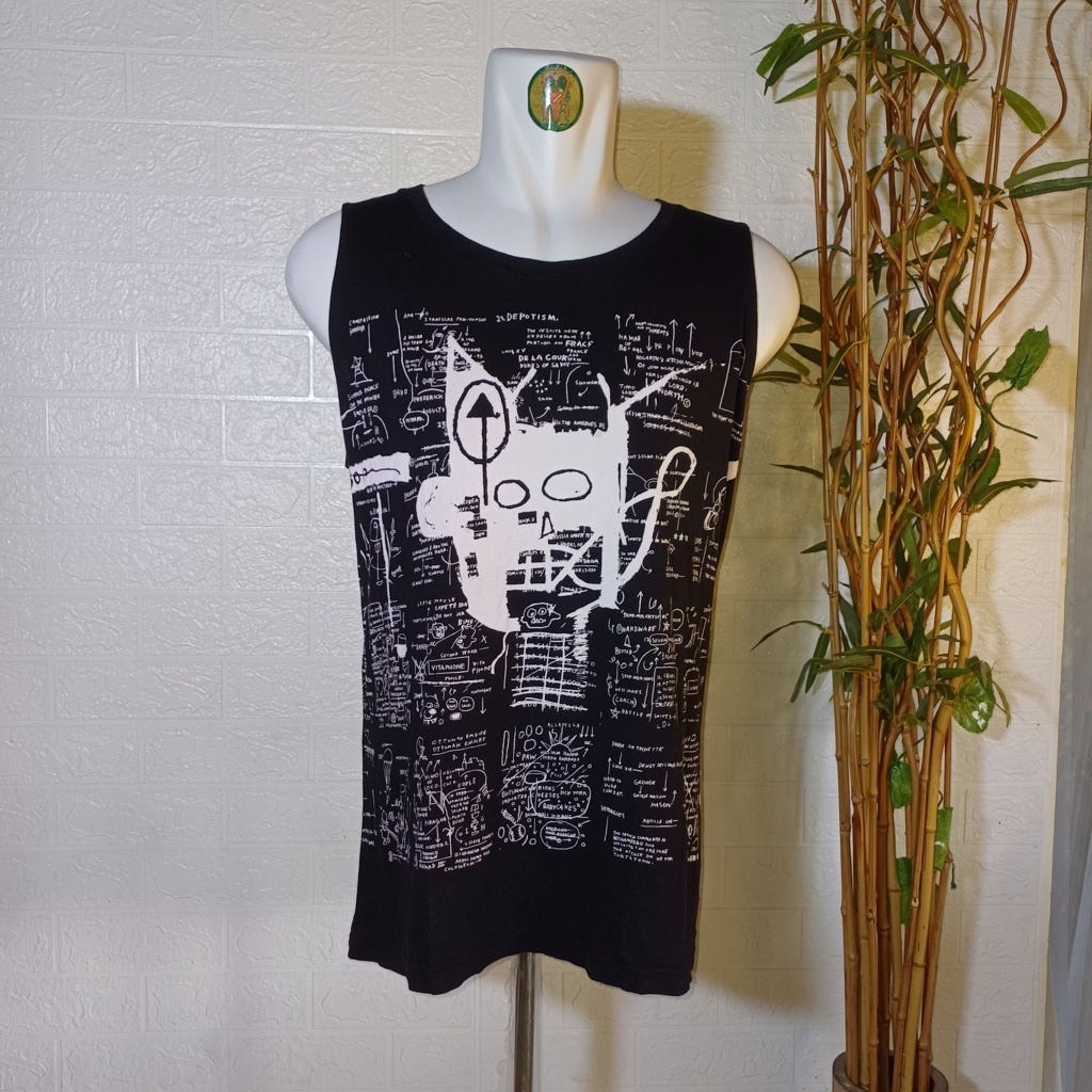 KAOS SINGLETE JEAN MICHEL BASQUIAT x UNIQLO, SZ XL (SECND BRANDED) TS0412