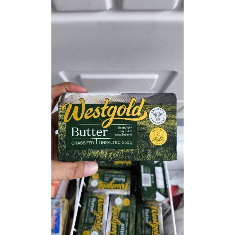 

Butter unsalted 250gr butter New Zealand west gold