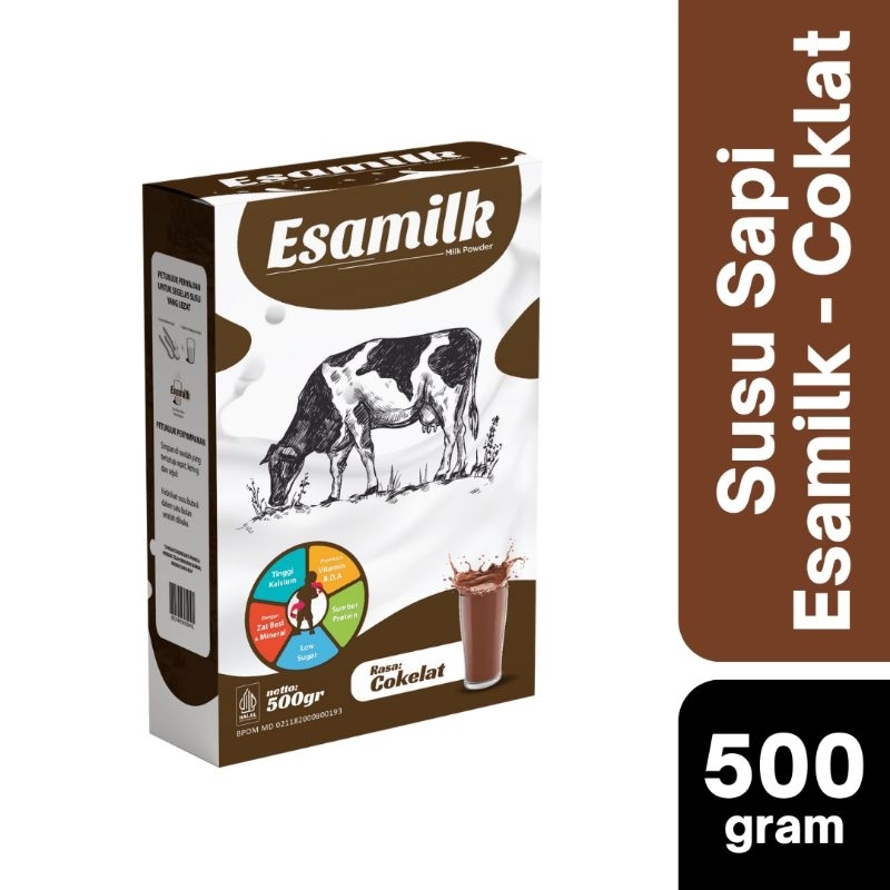 

Esamilk Coklat 500gr - Susu Lezat untuk Menambah Berat Badan, Original Produk, Best Seller