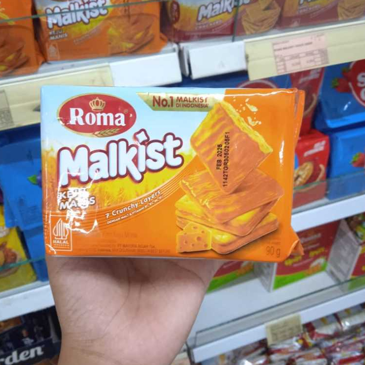 

ROMA MALKIST 90 gram KRIM KEJU MANIS