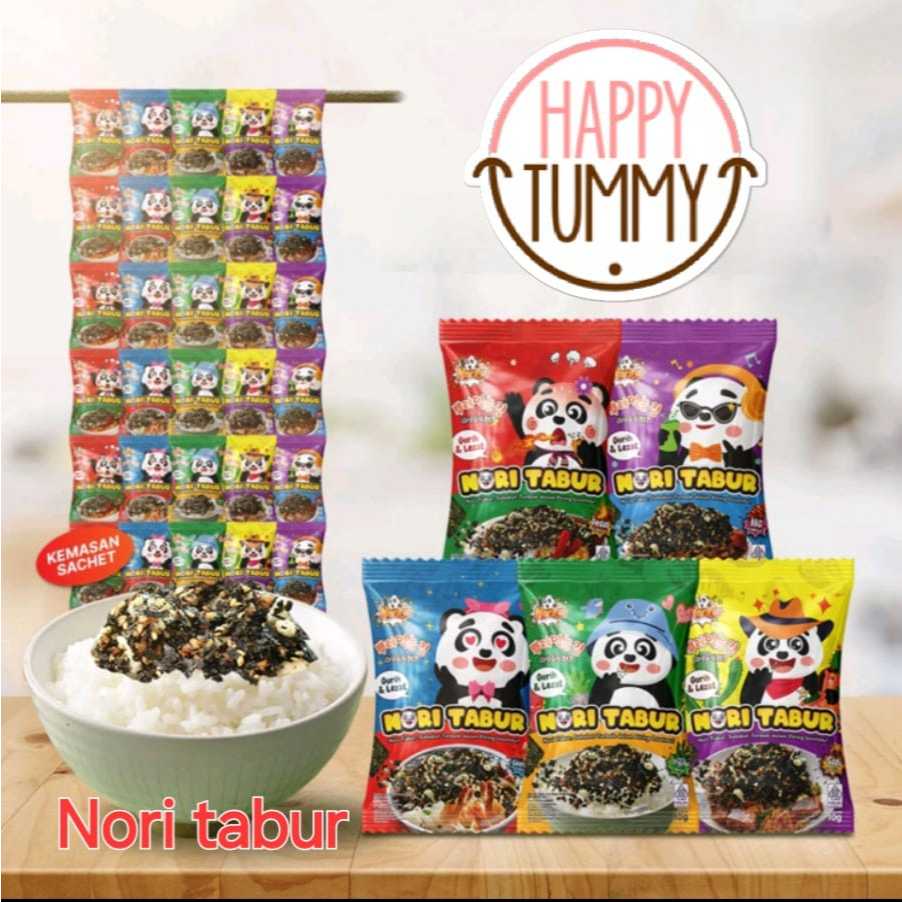

ECER norigo 1pcs 5gram nori tabur rumput laut panggang