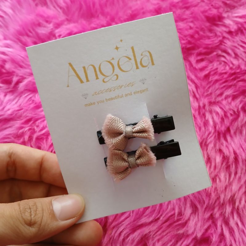 Jepitan Rambut Pink Lucu / Jepitan Rambut Cute / Jepitan Rambut Unik / Jepitan Rambut Aesthetic