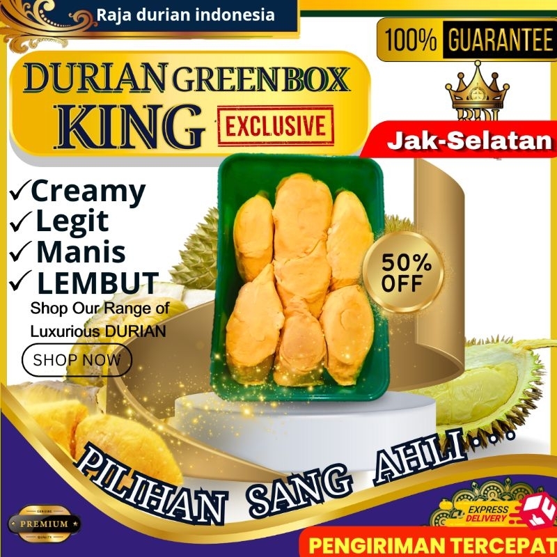 

RDI.cab Jak-Selatan Durian Kupas Green box KING/Durian Kupas PREMIUM