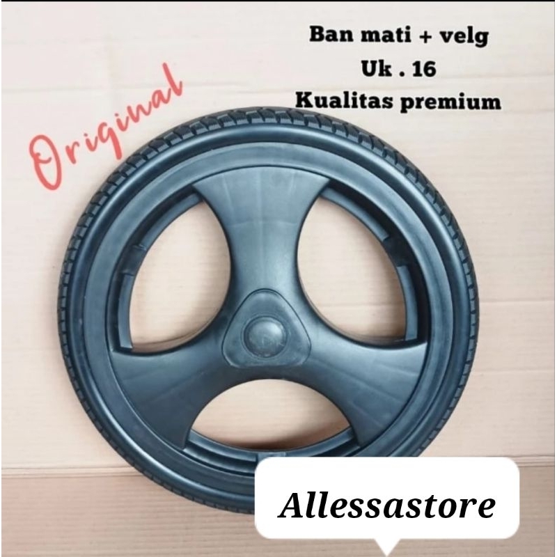 ban mati + velg kursi roda ukuran 16