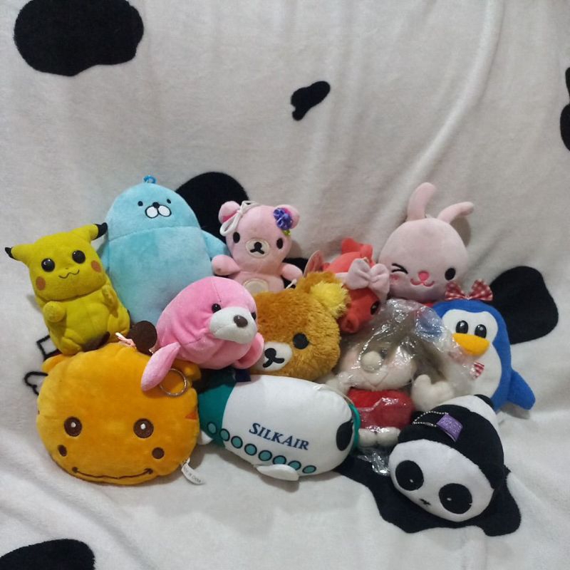 [UPDATE STOCK]boneka gantungan kecil/ganci boneka/ganca/rilakkuma/panda/boneka karakter/gantungan do