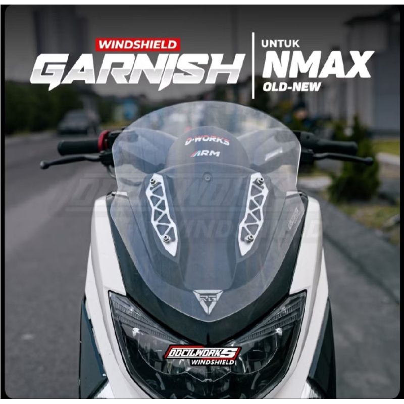 Garnish Bracket Windshield Visor Nmax Old Nmax New Nmax Turbo Neo S