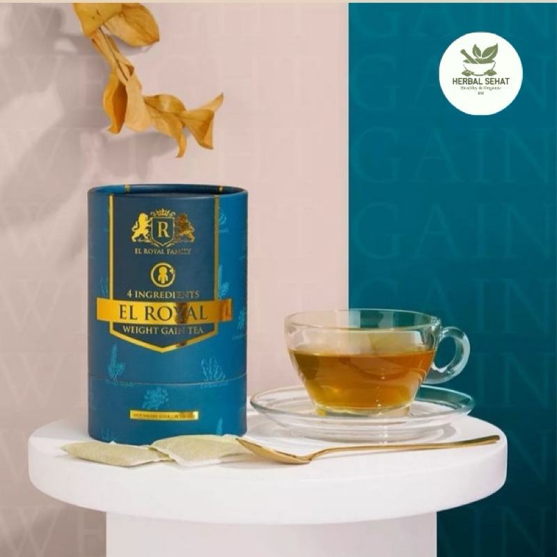 

El Royal Weight Gain Tea - Teh Penggemuk Weight Herba - 100% Original Susu Penggemuk
