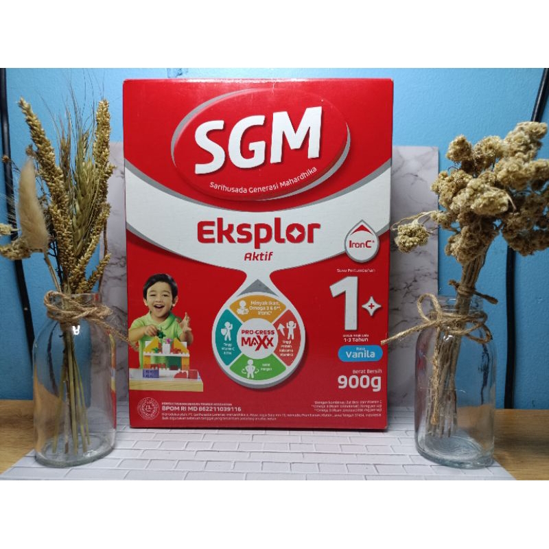 

Susu SGM 1+ 900gram Vanilla ( Exp 11 2026 )