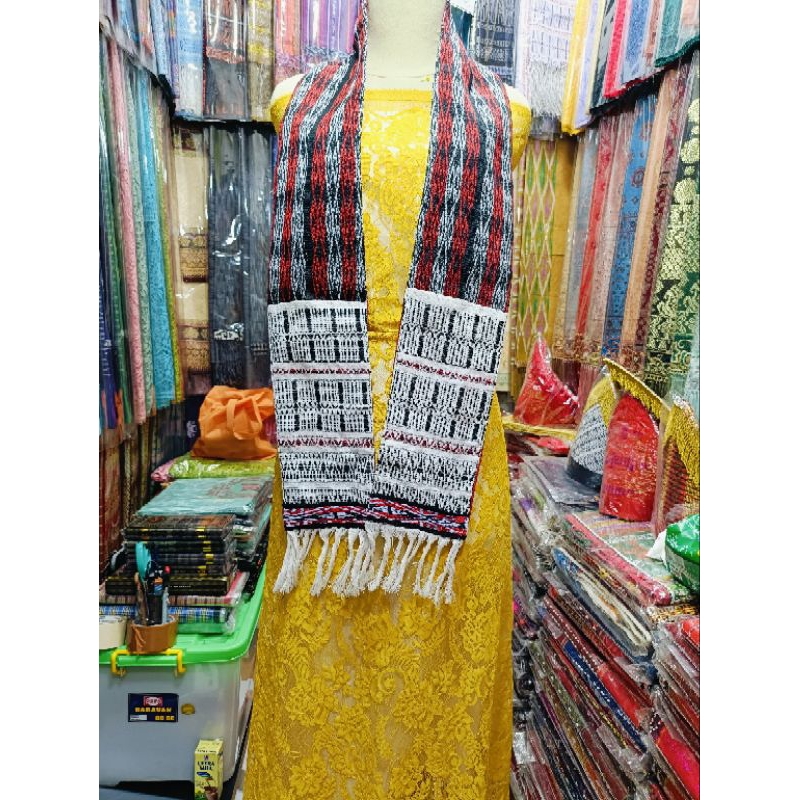 Syal Batak Model Ulos Pucca +Ragihidup +Aksesoris Batak