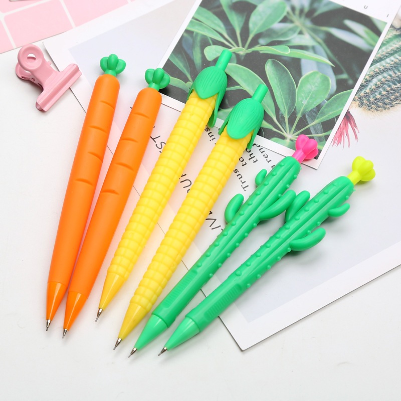 

Pensil Mekanik Jagung Kaktus Wortel Cactus Carrot Corn Pencil Isi Ulang Refill Pensil Cetek Mechanical