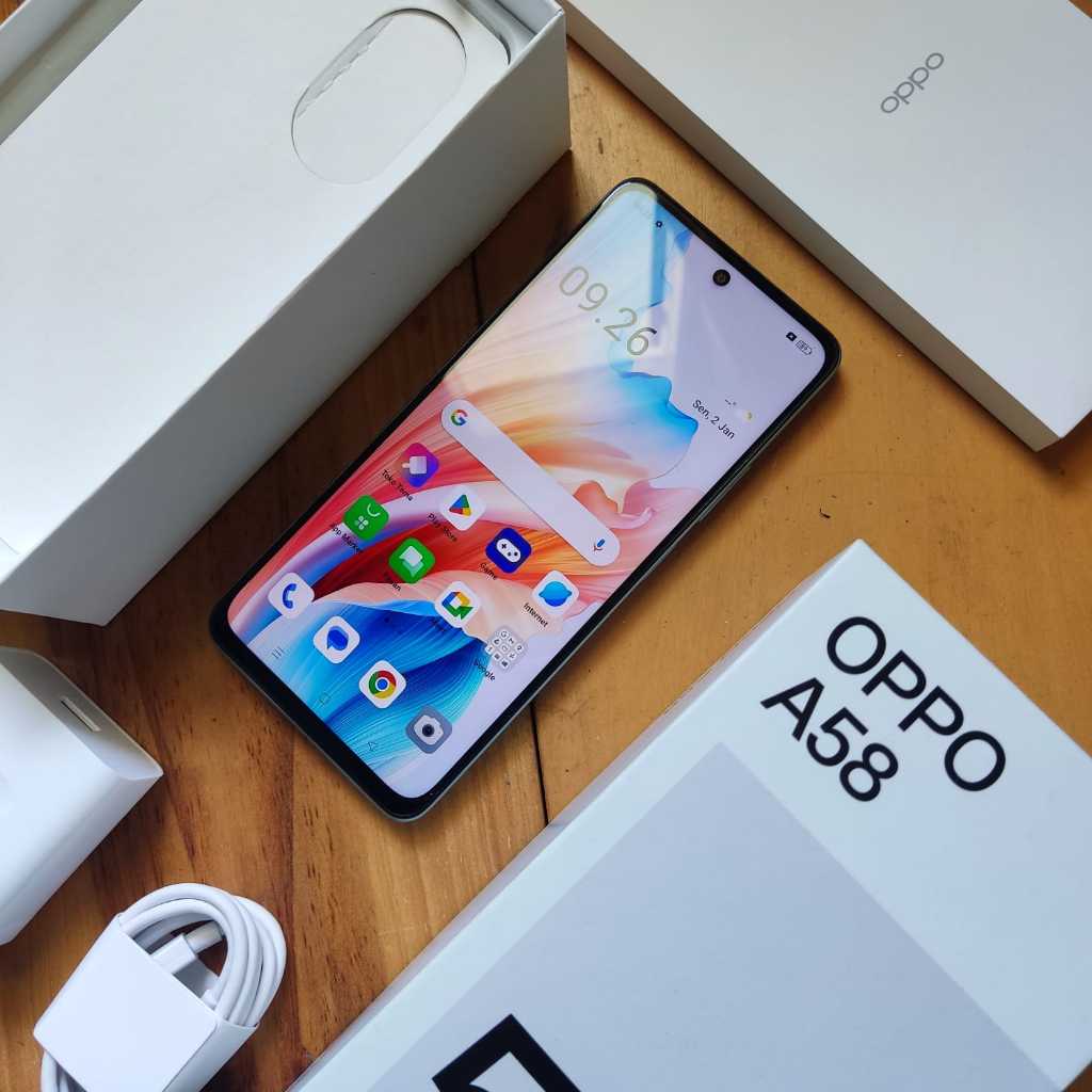 OPPO A58 SECOND 8/128GB HANDPHONE SECOND HP SEKEN HP BEKAS HP MURAH