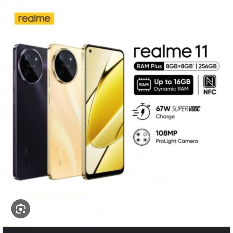 HP REALME 11 8+8/256GB 5G BARU RESMI INDONESIA
