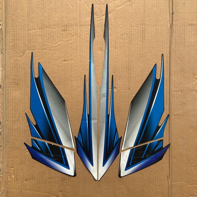 Striping Honda Tiger 2004-2005 biru list body Honda Tiger 2004-2004 biru stiker body Honda Tiger 200