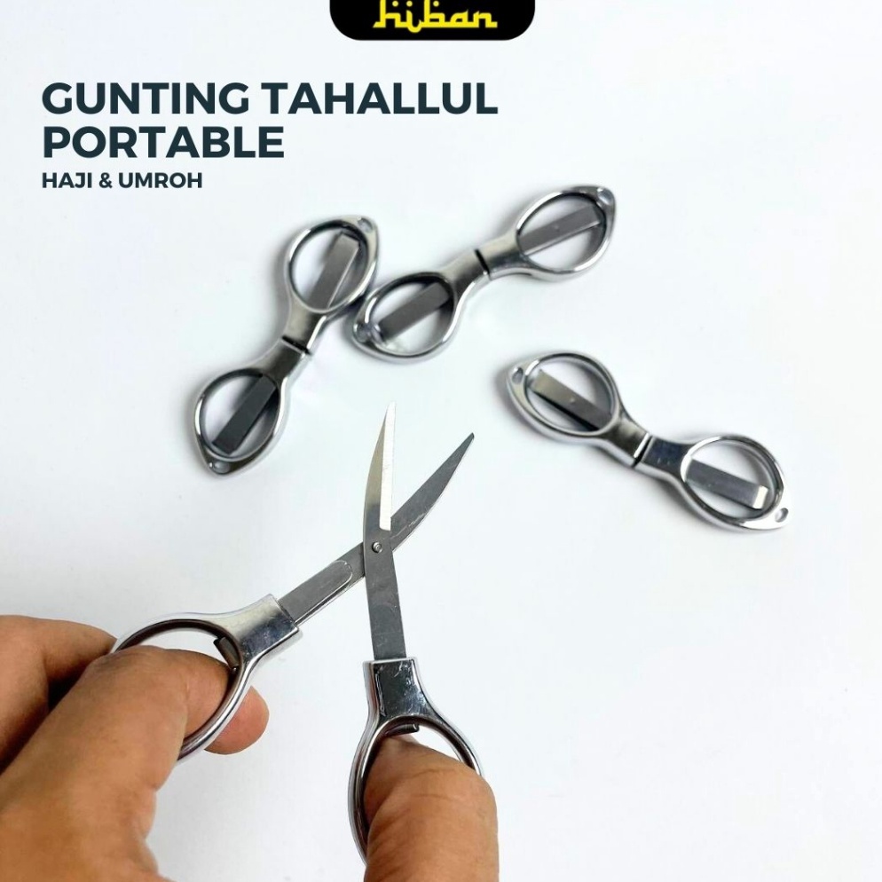 

Langsung dibeli Gunting Stainless Portable Perlengkapan haji dan Umroh Hiban Store