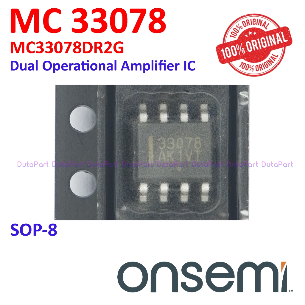 MC33078 MC33078DR2G ORIGINAL ONSEMI Dual Op Amps MC 33078 SOP-8