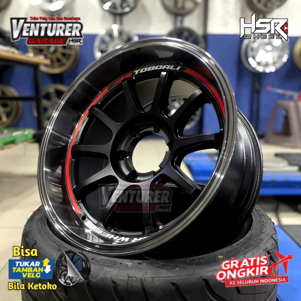 Velg Mobil Hsr Toboali R18 Buat Isuzu Dmax,Panther New, Mazda BT50,Grand Fortuner Pajero Ring 18