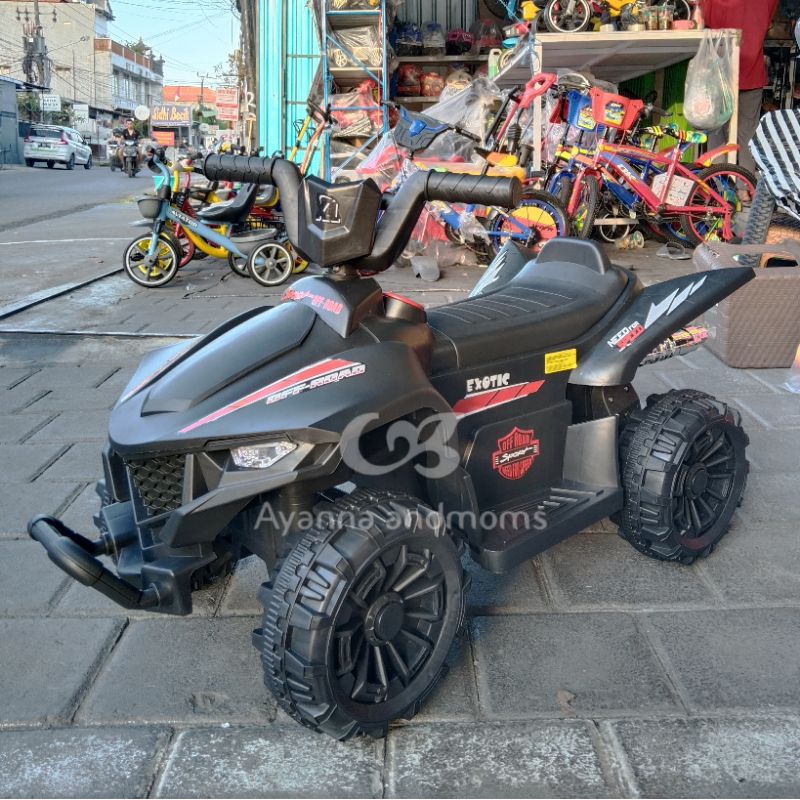 Mainan anak mobil aki exotic EJP 7744 Motor aki ATV Rechargeable