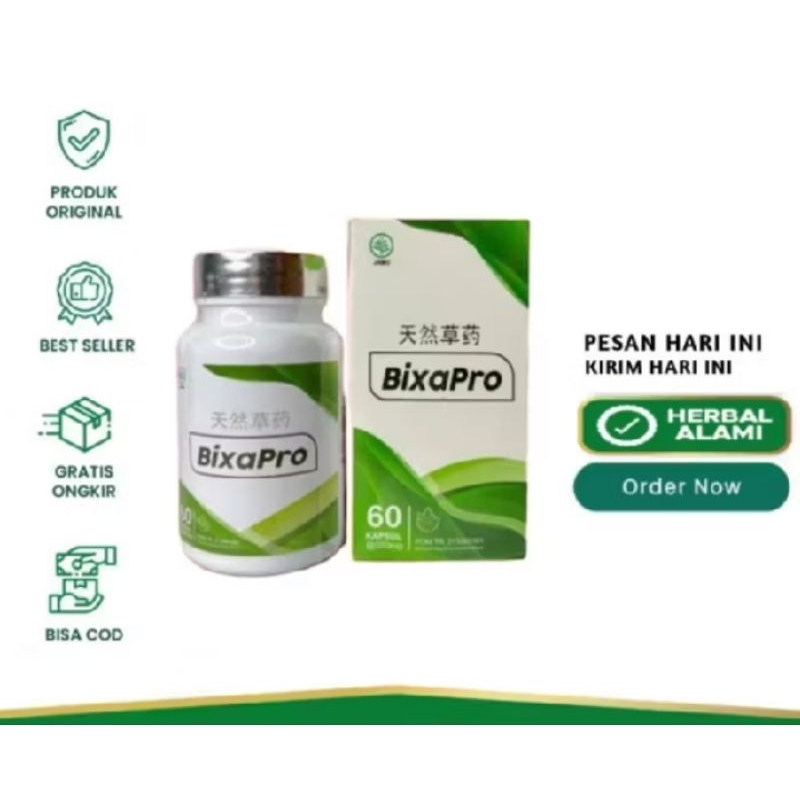 BIXAPRO - Obat Herbal Stroke, Obat Darah Tinggi, Hipertensi, Jantung Koroner Ampuh Original - Bixapr